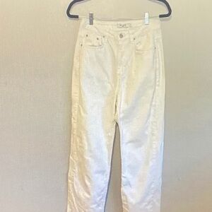 Men's Straight Jeans in Cream